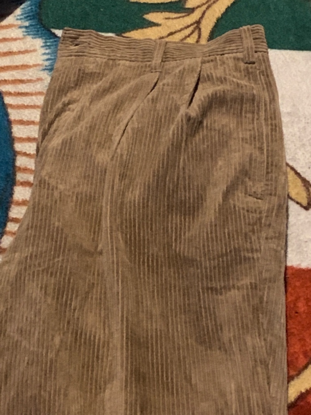 Men's Brown Corduroy Pants - Picture 4 of 9